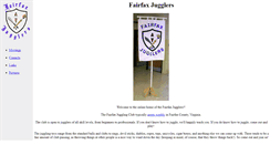 Desktop Screenshot of fairfaxjugglers.com