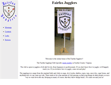 Tablet Screenshot of fairfaxjugglers.com